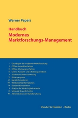 Handbuch Modernes Marktforschungs-Management. - Werner Pepels