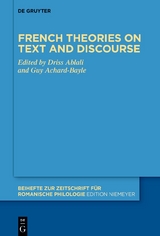French theories on text and discourse - 