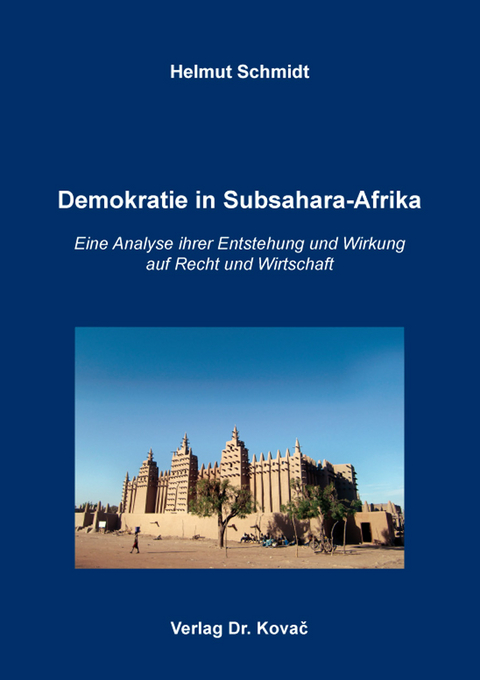 Demokratie in Subsahara-Afrika - Helmut Schmidt