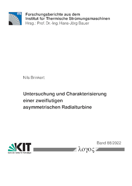 Untersuchung und Charakterisierung einer zweiflutigen asymmetrischen Radialturbine - Nils Brinkert