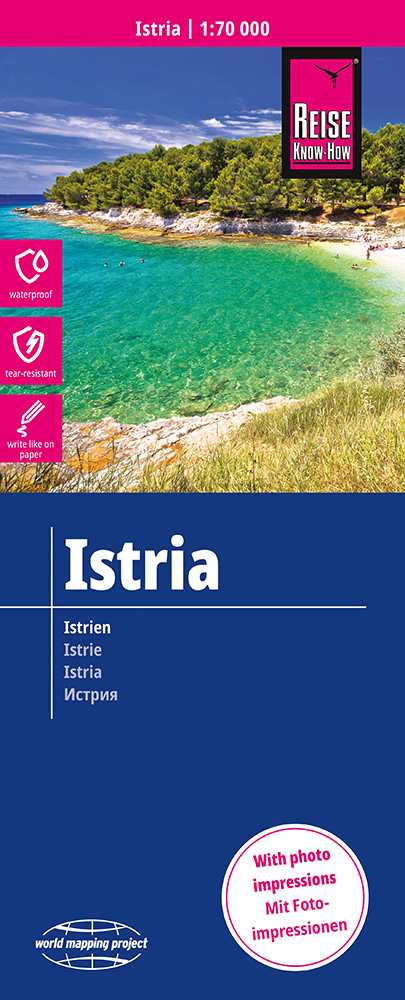 Reise Know-How Landkarte Istrien / Istria (1:70.000) - Reise Know-How Verlag Peter Rump