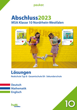 Abschluss 2023 - Realschule NRW - Lösungsband - Bergmoser + Höller Verlag AG