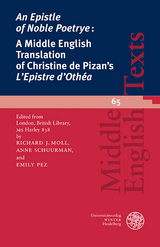 ‘An Epistle of Noble Poetrye:’ A Middle English Translation of Christine de Pizan’s ‘Epistre d’Othéa’ - 