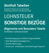 Tabelle, Lohnsteuer 2022 Sonstige Bezüge - 