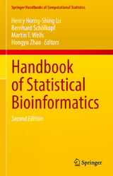Handbook of Statistical Bioinformatics - Lu, Henry Horng-Shing; Schölkopf, Bernhard; Wells, Martin T.; Zhao, Hongyu
