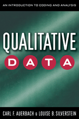 Qualitative Data -  Carl Auerbach,  Louise B. Silverstein