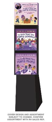 The World Needs More Purple Schools 9-Copy Floor Display Summer 2022 - Kristen Bell