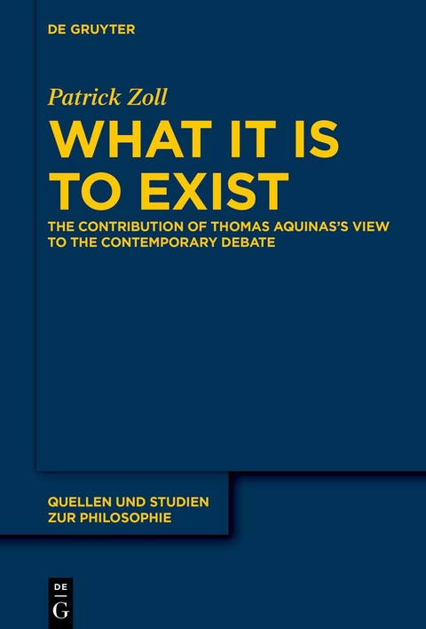 What It Is to Exist - Patrick Zoll