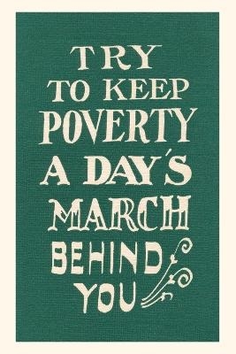 Vintage Journal Keep Poverty Behind You