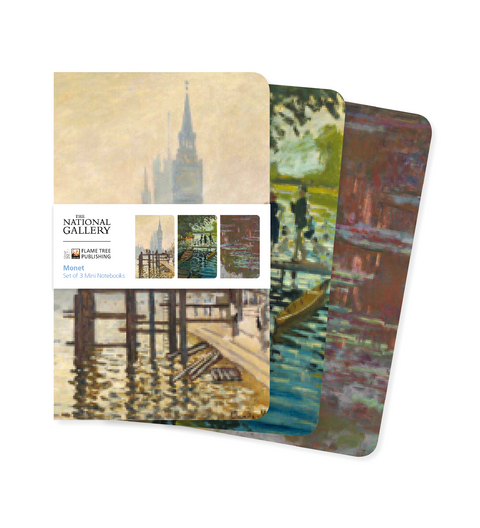 National Gallery: Monet Set of 3 Mini Notebooks - 