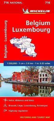 Belgium & Luxembourg - Michelin National Map 716 -  Michelin