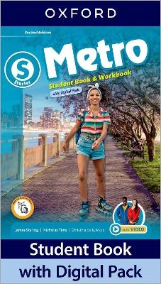 Metro: Starter Level: Student Book and Workbook with Digital Pack