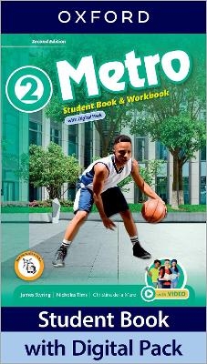 Metro: Level 2: Student Book and Workbook with Digital Pack