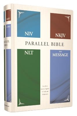 NIV, NKJV, NLT, The Message, (Contemporary Comparative) Parallel Bible, Hardcover -  Zondervan