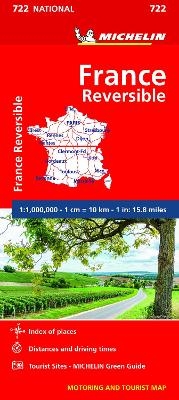 France - reversible - Michelin National Map 722 -  Michelin