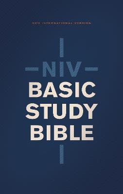 NIV, Basic Study Bible, Economy Edition, Paperback, Blue, Red Letter -  Zondervan