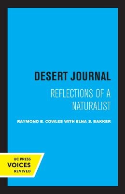 Desert Journal - Raymond B. Cowles