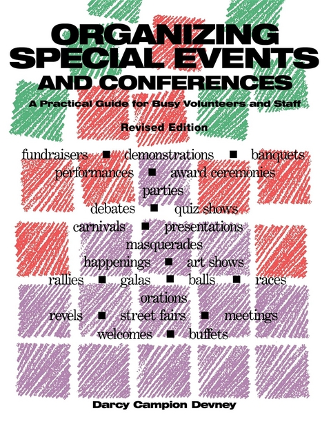Organizing Special Events and Conferences -  Darcy Campion Devney
