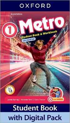 Metro: Level 1: Student Book and Workbook with Digital Pack
