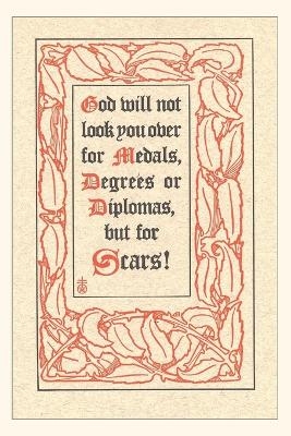 Vintage Journal God Looks for Scars
