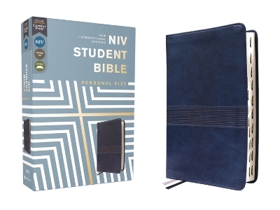 NIV, Student Bible, Personal Size, Leathersoft, Navy, Thumb Indexed, Comfort Print