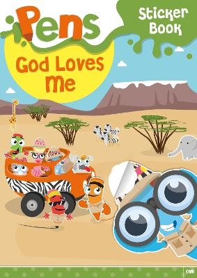 Pens Sticker Book: God Loves Me