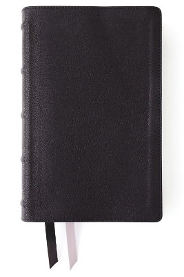 NIV, Side-Column Reference Bible (Deep Study at a Portable Size), Personal Size, Leathersoft, Black, Comfort Print -  Zondervan
