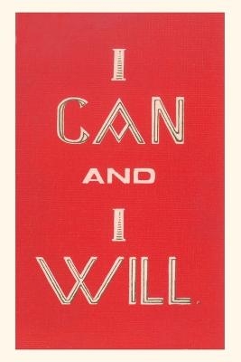 Vintage Journal I Can and I Will