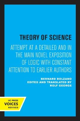 Theory of Science - Bernard Bolzano