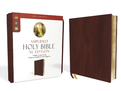 Amplified Holy Bible, XL Edition, Leathersoft, Burgundy -  Zondervan