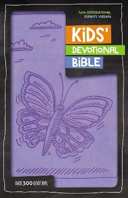NIrV, Kids' Devotional Bible, Leathersoft, Lavender