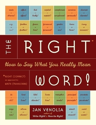 The Right Word! - Jan Venolia