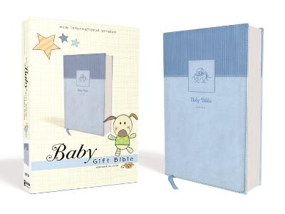 NIV, Baby Gift Bible, Holy Bible, Leathersoft, Blue, Red Letter, Comfort Print -  Zonderkidz