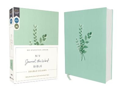 NIV, Journal the Word Bible (Perfect for Note-Taking), Double-Column, Cloth over Board, Teal, Red Letter, Comfort Print -  Zondervan