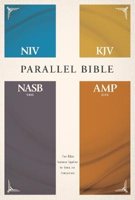 NIV, KJV, NASB, Amplified, Parallel Bible, Hardcover -  Zondervan