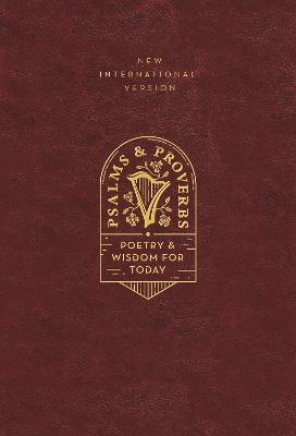 NIV, Psalms and Proverbs, Leathersoft over Board, Burgundy, Comfort Print -  Zondervan
