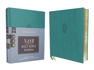 NASB, Holy Bible, XL Edition, Leathersoft, Teal, 1995 Text, Comfort Print -  Zondervan