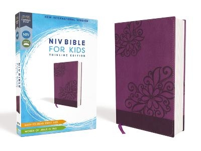 NIV, Bible for Kids, Leathersoft, Purple, Red Letter, Comfort Print -  Zonderkidz