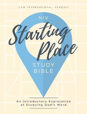 NIV, Starting Place Study Bible (An Introductory Study Bible), Hardcover, Tan, Comfort Print -  Zondervan