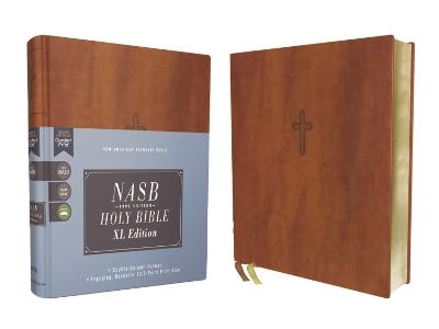 NASB, Holy Bible, XL Edition, Leathersoft, Brown, 1995 Text, Comfort Print -  Zondervan