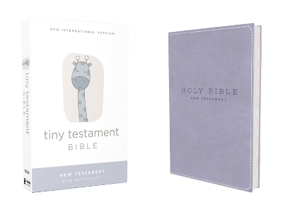 NIV, Tiny Testament Bible, New Testament, Leathersoft, Blue, Comfort Print -  Zondervan