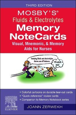 Mosby's® Fluids & Electrolytes Memory NoteCards - JoAnn Zerwekh