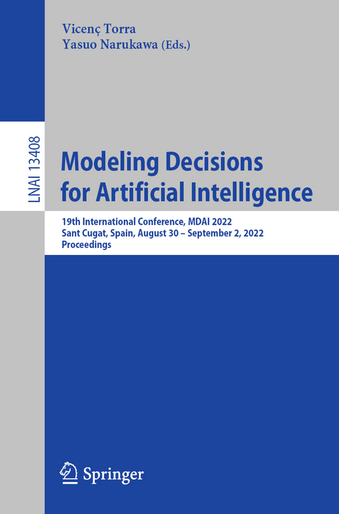 Modeling Decisions for Artificial Intelligence - 