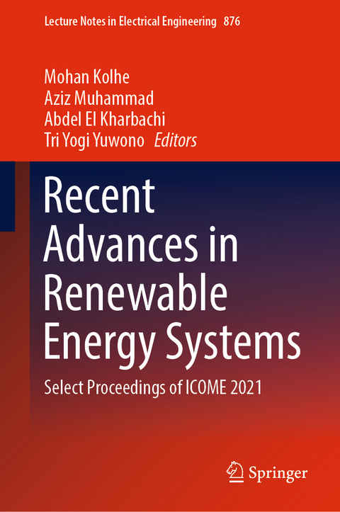 Recent Advances in Renewable Energy Systems - 