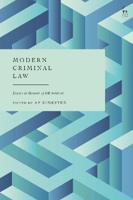 Modern Criminal Law - 