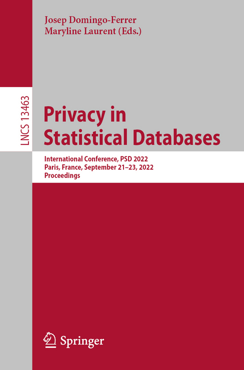 Privacy in Statistical Databases - 