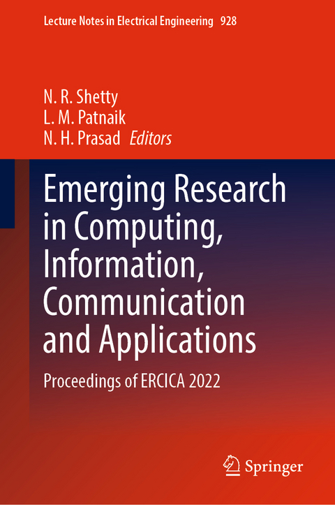 Emerging Research in Computing, Information, Communication and Applications - 