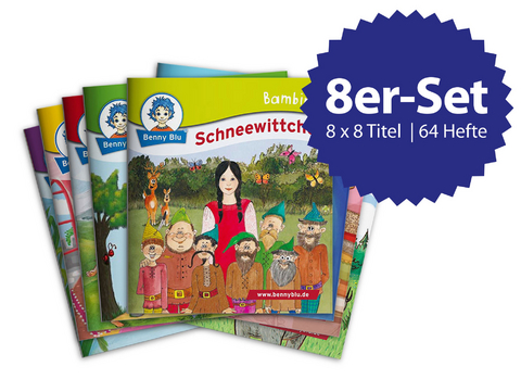 Märchen 2 - Bambini Set mit 8 x 8 Bambini Titeln -  verschiedene