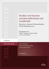 Struktur von Variation zwischen Individuum und Gesellschaft - 