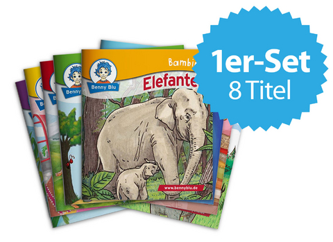 Benny Blus Lieblingstiere- Bambini 1er Set mit 8 Bambini Titeln -  verschiedene